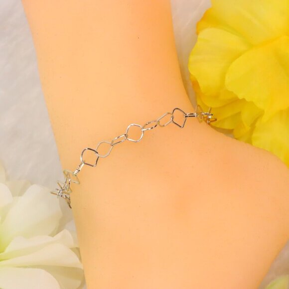 Minimalist Anklet, Sleek & Modern Design, Women’s Fashion, YC110390-A - Picture 8 of 10